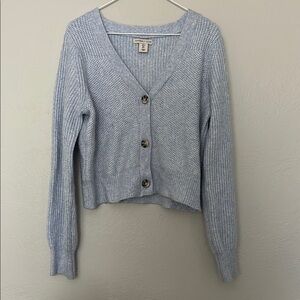 Light Blue Cardigan Sweater